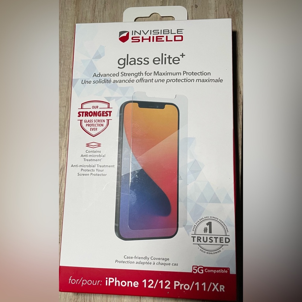 InvisibleShield Glass Screen Protector For iPhone 12/12 Pro/11/XR